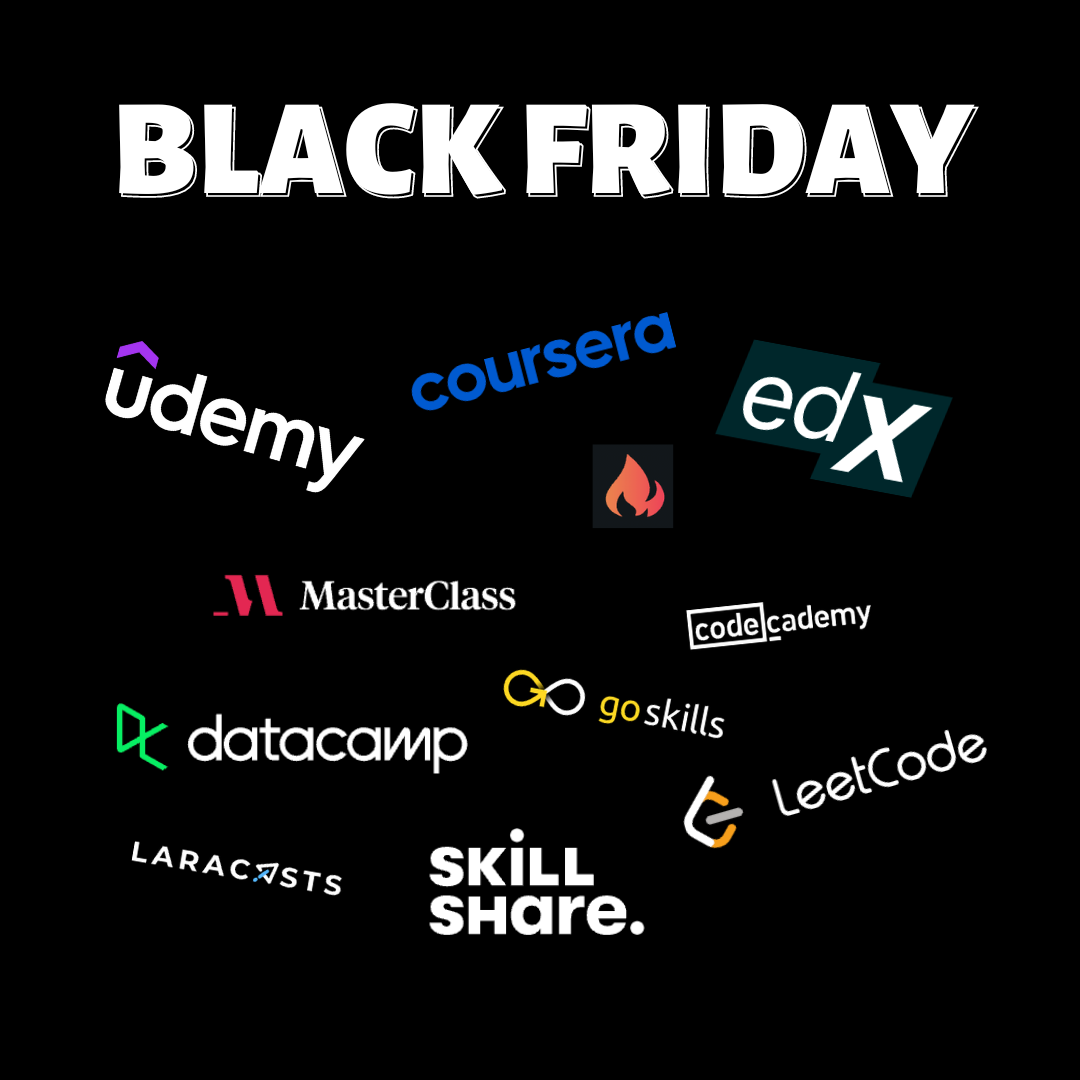 55+ Black Friday and Cyber Monday Deals from Online Courses Providers [2022]