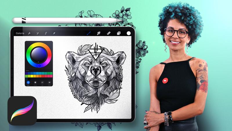 Digital Design and Illustration of Tattoos with Procreate