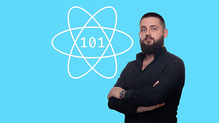 React 101 - basics complete & latest. Forms, routing, async