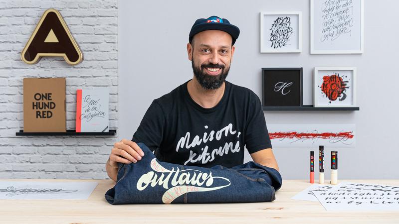 Calligraphy and Lettering for Custom Garments