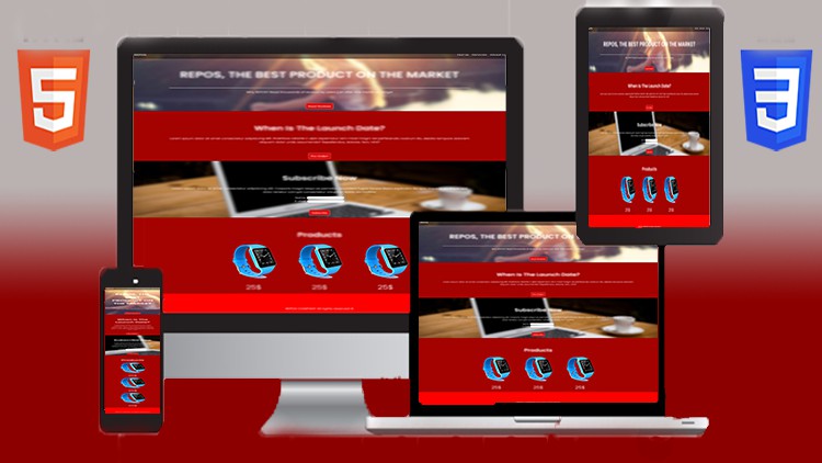 Responsive Web Development with HTML5 & CSS3 For Beginners