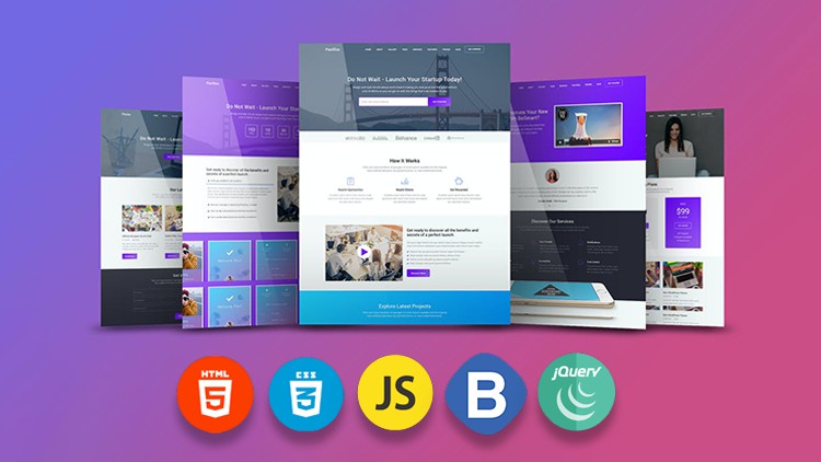 Make a Responsive Portfolio Website : JavaScript  HTML CSS