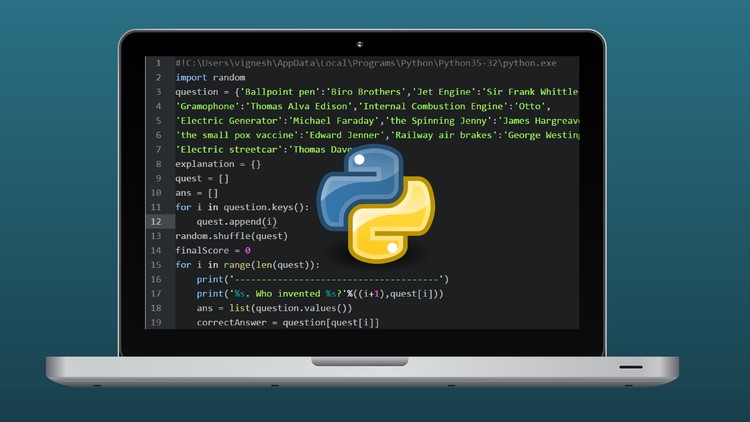 Learn python with 70+ exercises : Complete Beginner