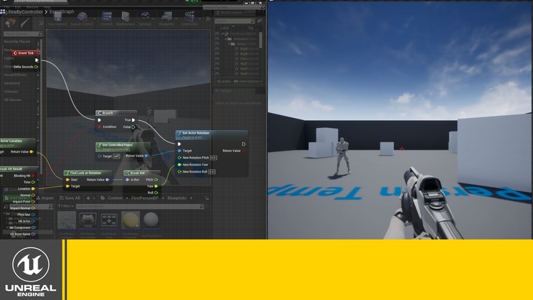 Creating The Simple Shooting Game With Unreal Engine