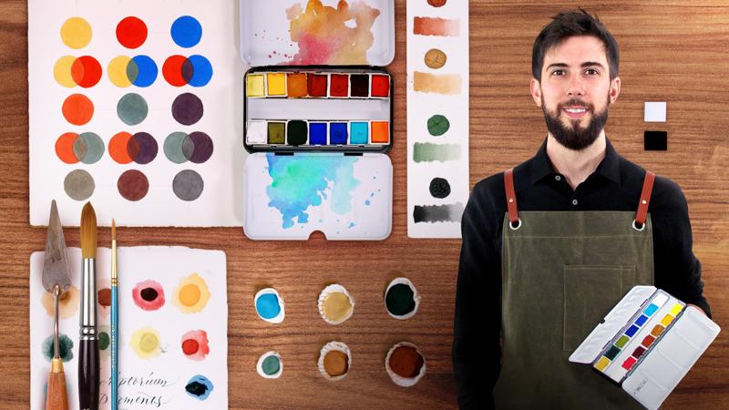 Elaboration of Artisanal Watercolors